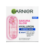 Garnier Sakura Glow Hyaluron Sleeping Mask (50 ml night cream)
