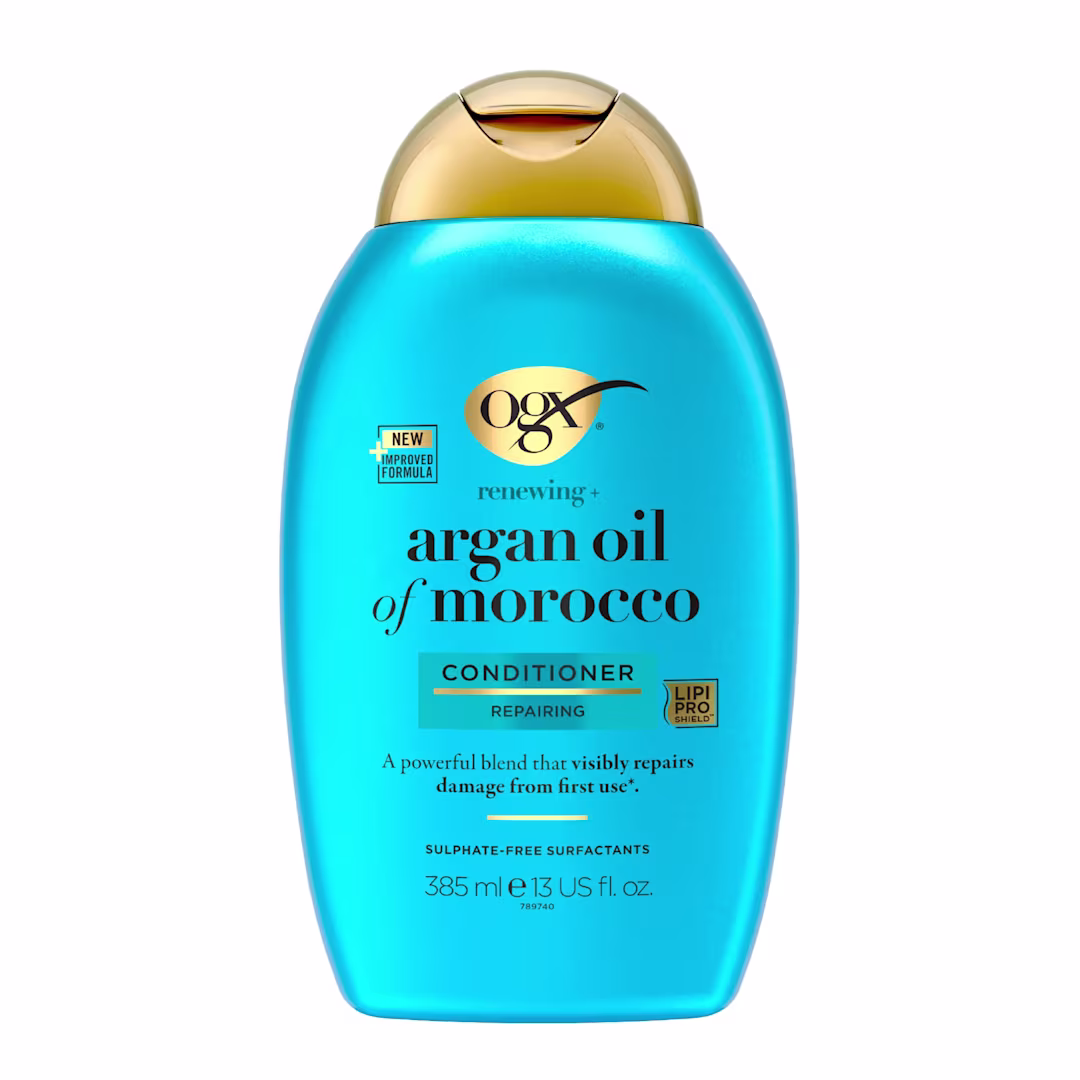 OGX_0022796976123_EMEA_UK_AoM_CON_385ml_ECOM_JPG OGX Renewing+ Argan Oil of Morocco Conditioner, 385ml - Image 1